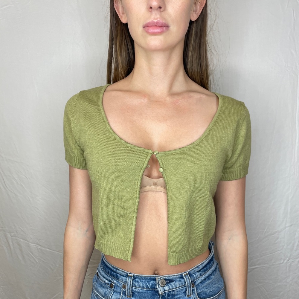 Tiger Mist Cropped Sweater Top